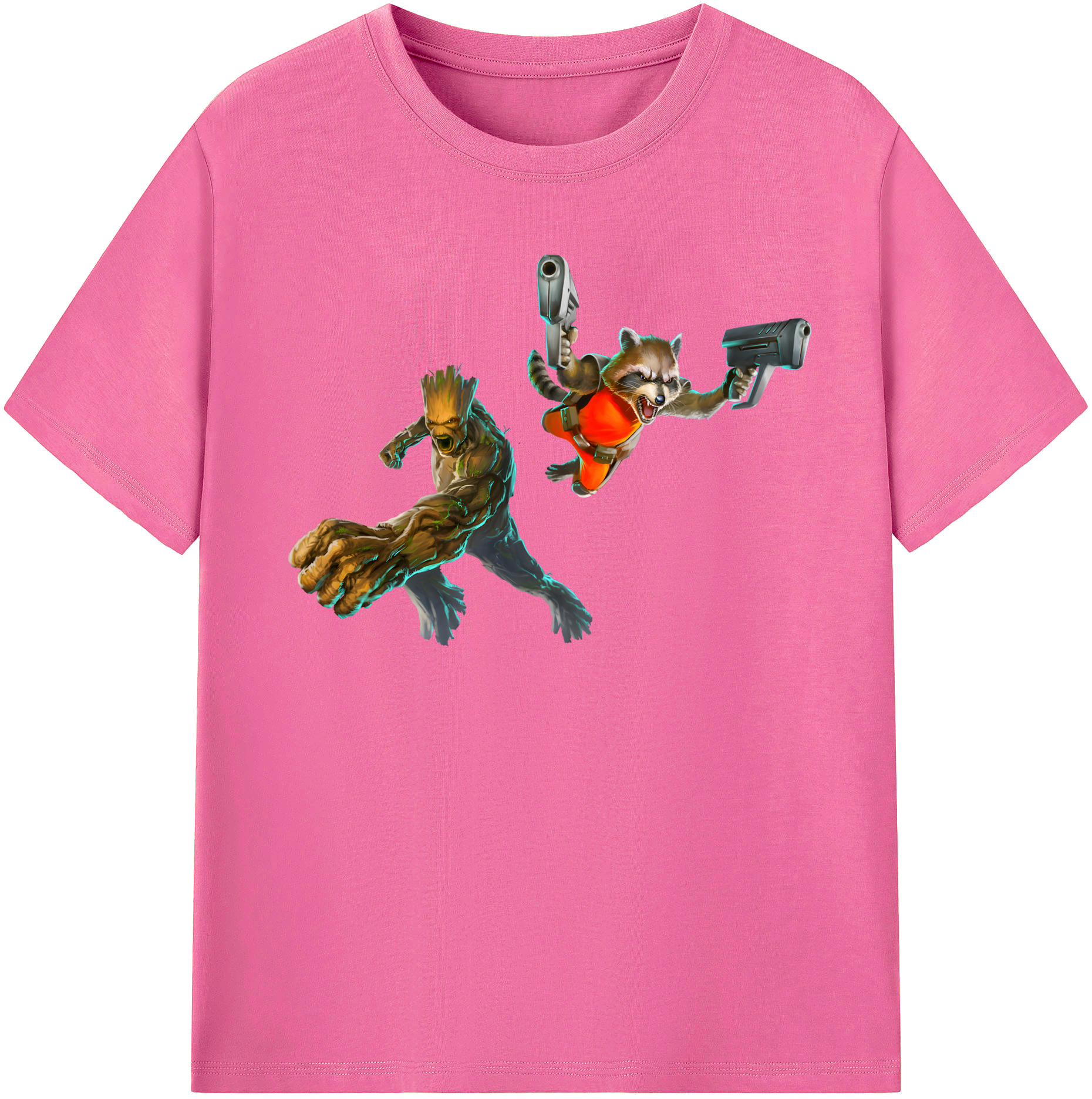 （画像用） アベンジャーズ The Avengers レディースカジュアルプリントTシャツ（綿100％）